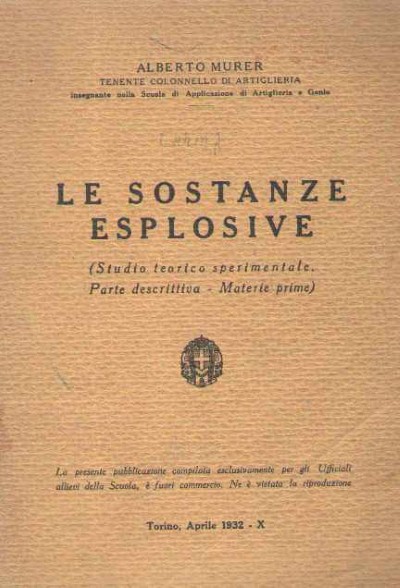 Le sostanze esplosive