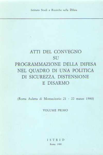 Programmazione della difesa volume primo