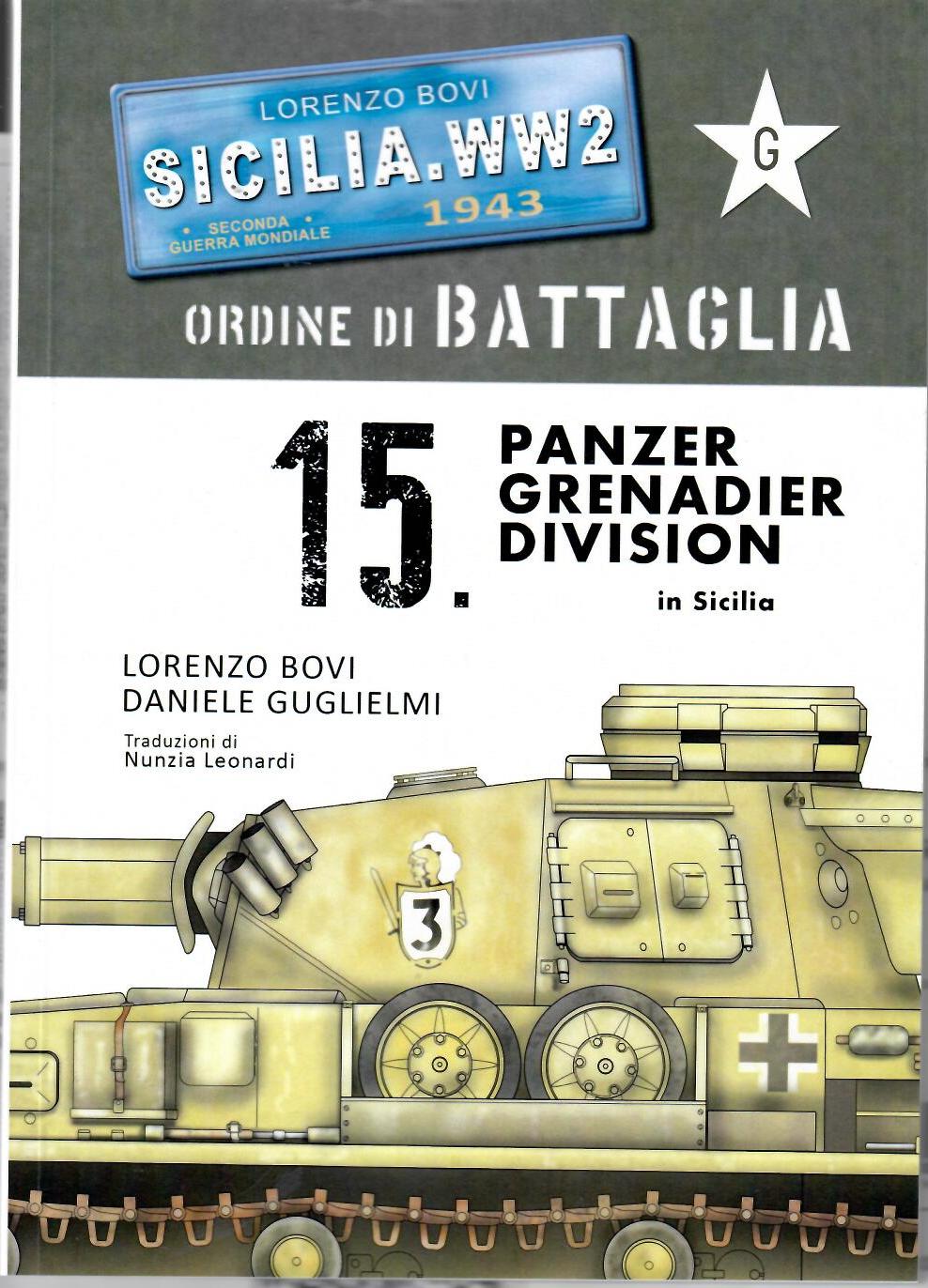 15. Panzer Grenadier Division, Sicilia. WW2
